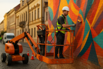 Pot folosi nacele închiriate pentru proiecte artistice sau de scenografie